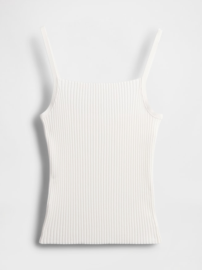 クロップド リブニットタンクトップ-3