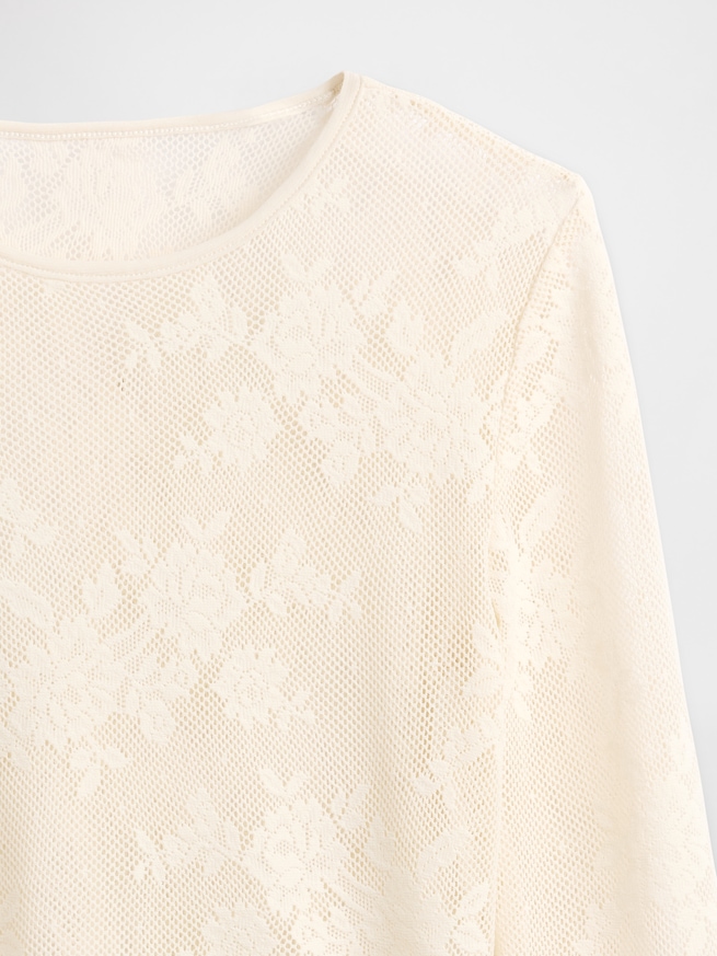 レース シアートップス-3