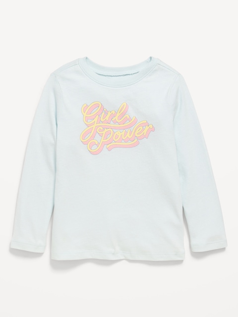 Long-Sleeve Graphic T-Shirt for Toddler Girls