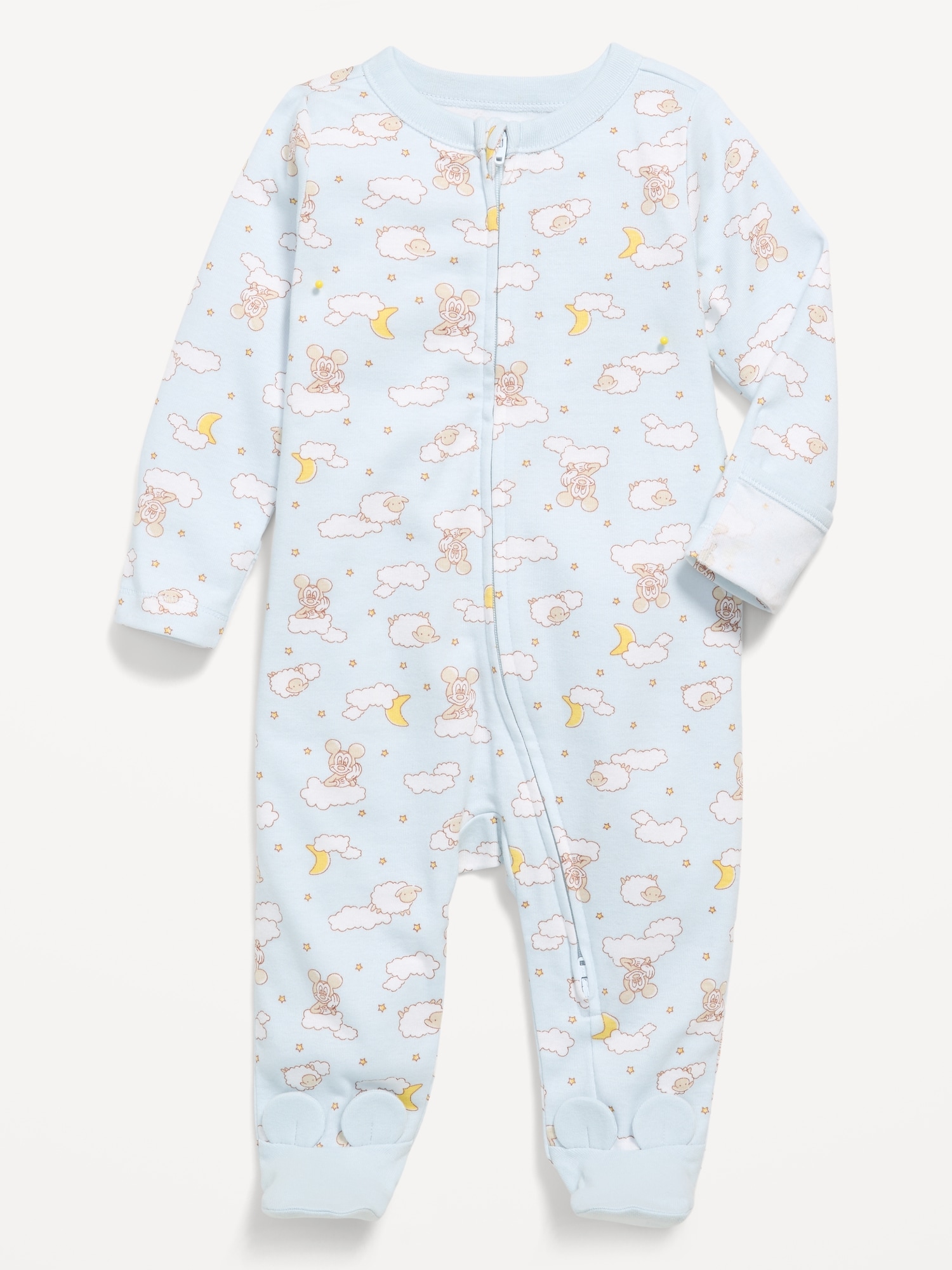 UNE-PIÈCE NUIT OU JEU À PIEDS À GLISSIÈRE BIDIRECTIONNELLE DISNEY© POUR BÉBÉ