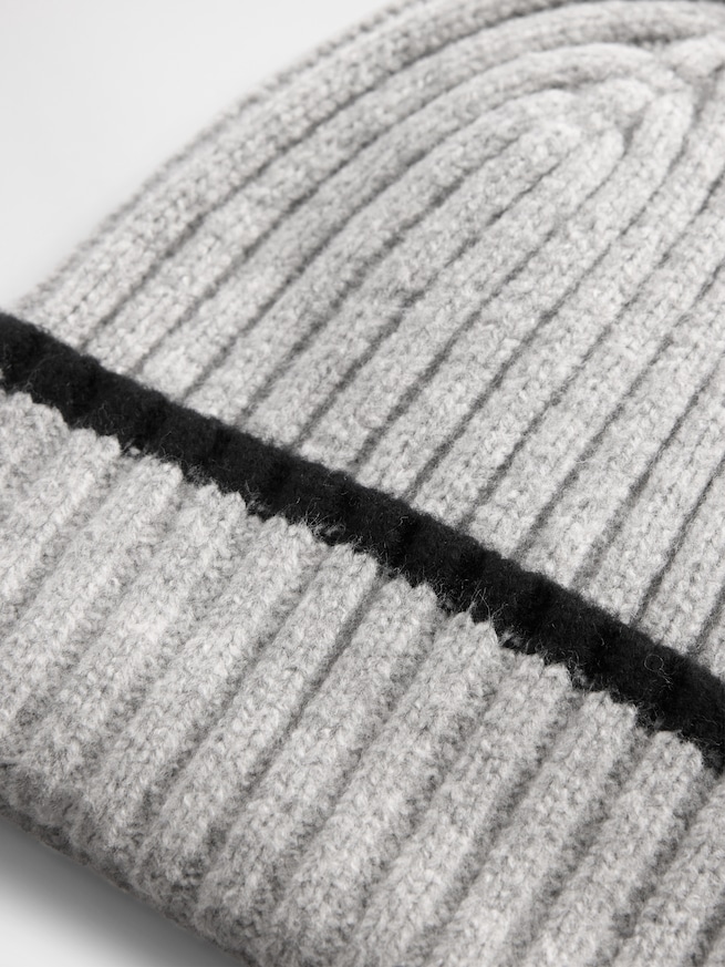 CashSoft カシミヤタッチ リブ ビーニー (キッズ)-2