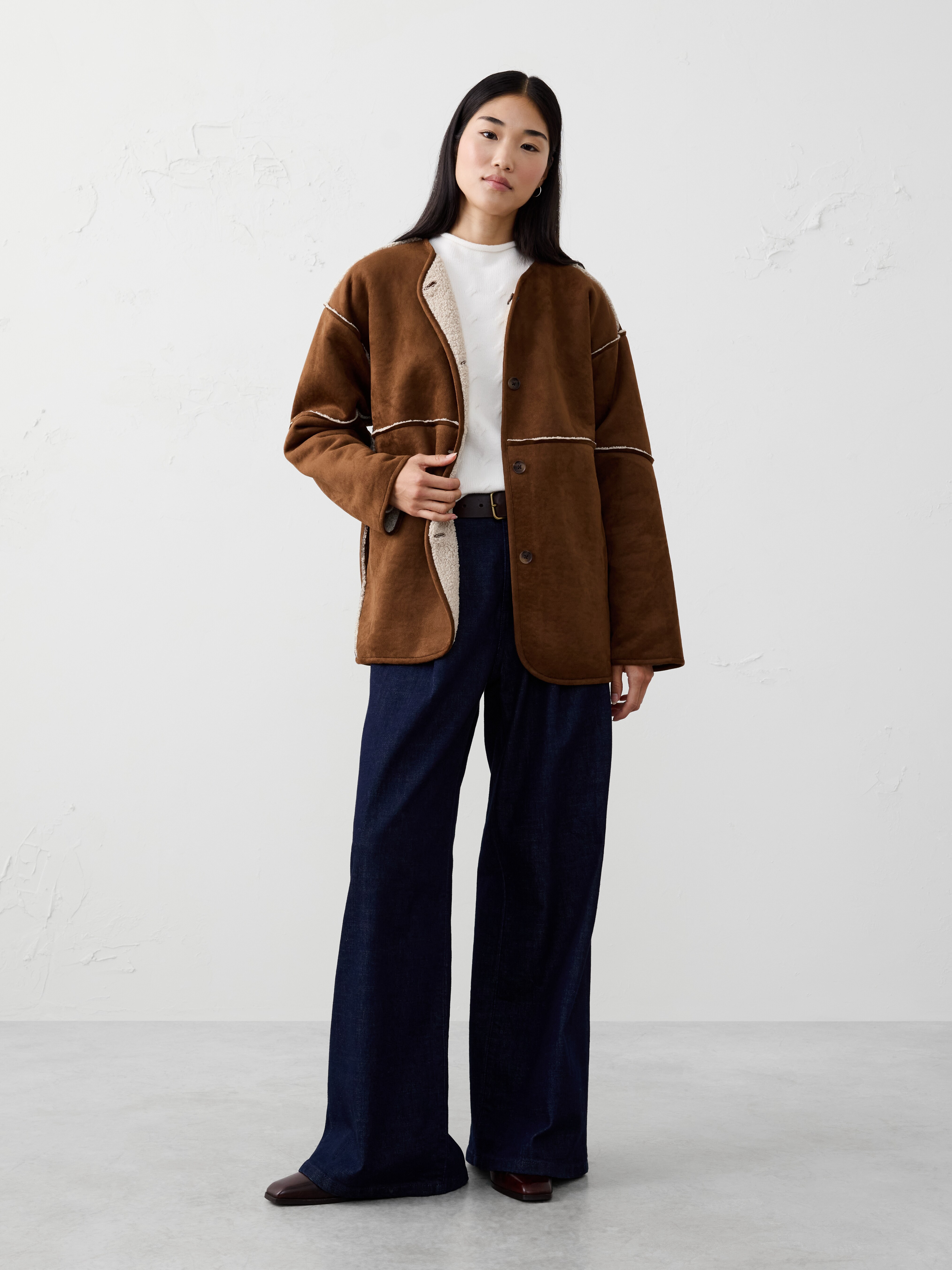 ジャケット・アウター ella selectshop shaggy jacquard blouson ella selectshop shaggy jacquard blouson 【公式通販】