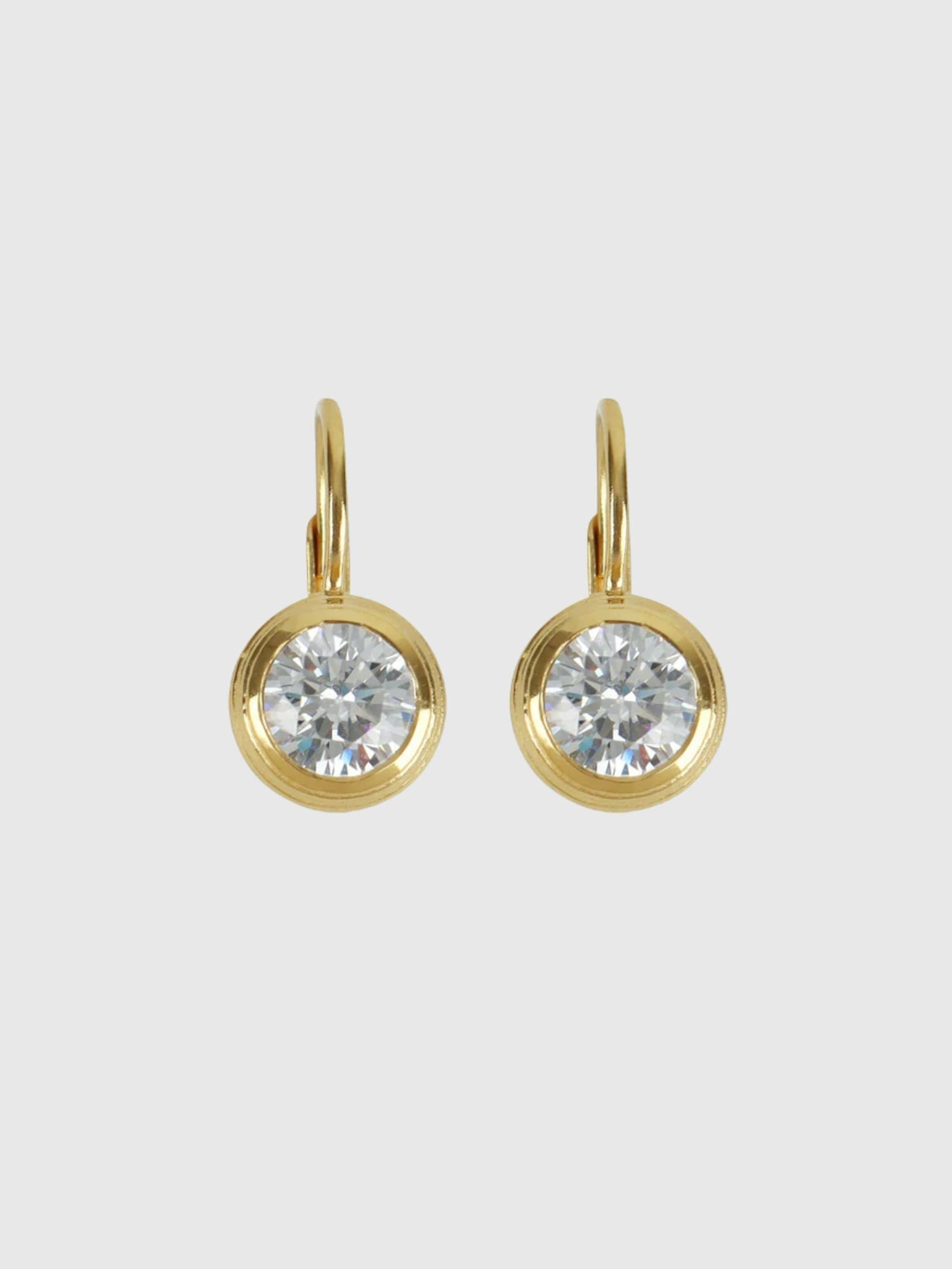 HART Bezel Drop Earrings