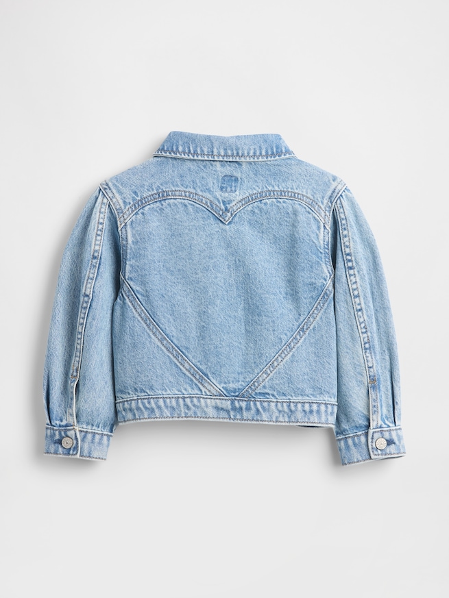 ハート デニムジャケット (幼児・ベビー)-1