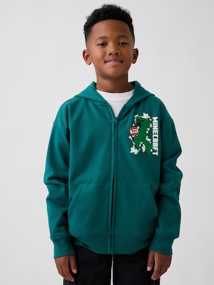 マインクラフト ジップアップパーカー