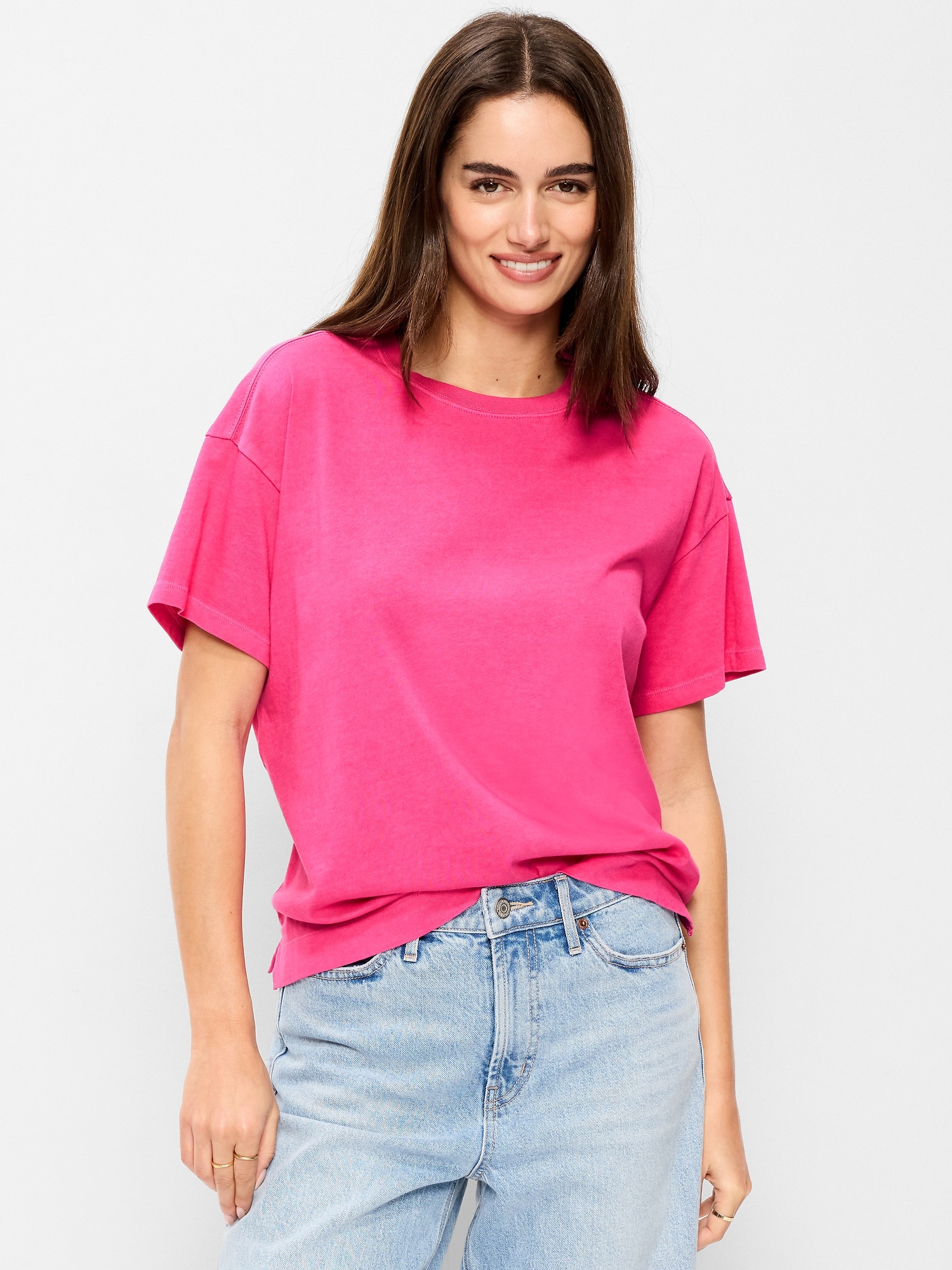 T-SHIRT RAS DU COU VINTAGE POUR FEMME