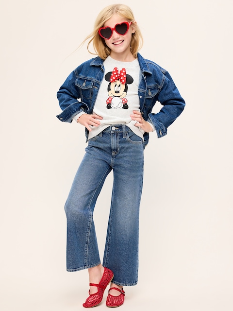 Old Navy x Disney Oversized Minnie Logo-Graphic Tunic Sweatshirt for Girls