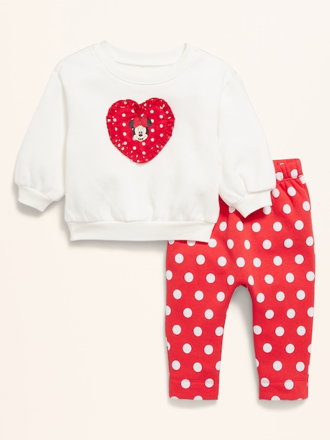 ENSEMBLE CHANDAIL ET PANTALON EN COTON OUATÉ MINNIE MOUSE OLD NAVY X DISNEY POUR BÉBÉ