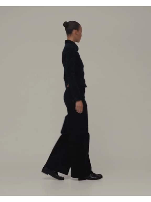 GapStudio ローライズ コーデュロイ ワイドパンツ-7