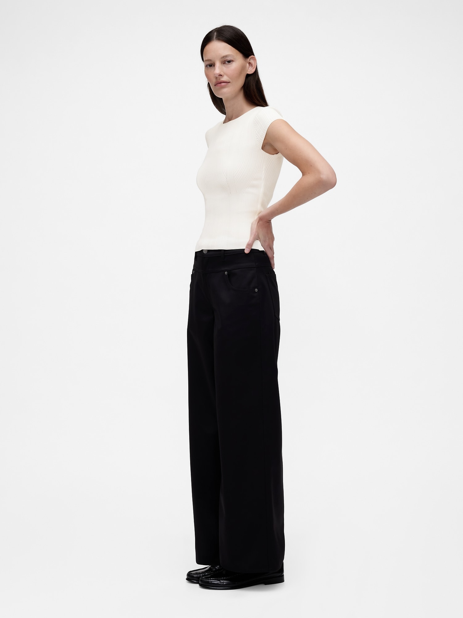 GapStudioリブTシャツ-0