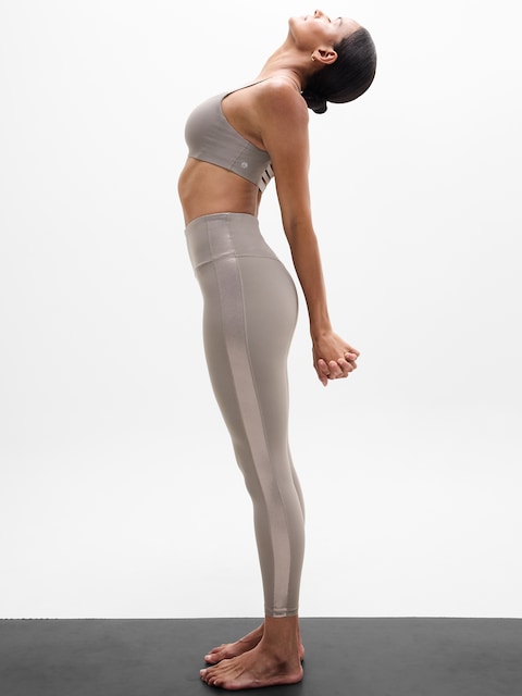 Elation Ultra High Rise Shine Sport Stripe 7/8 Legging