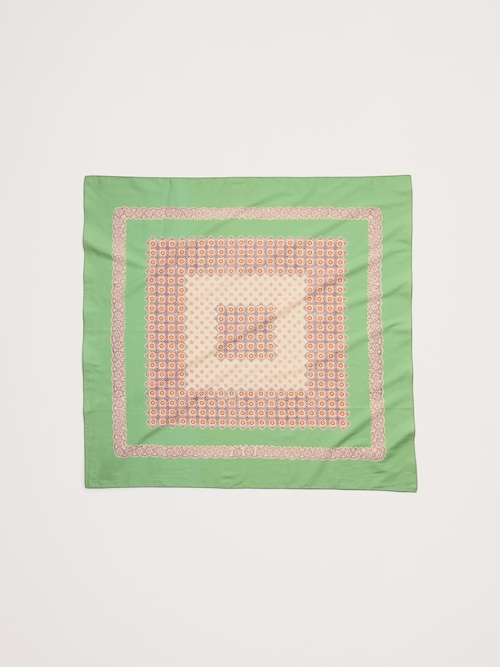 ラージ コットン スクエア スカーフ