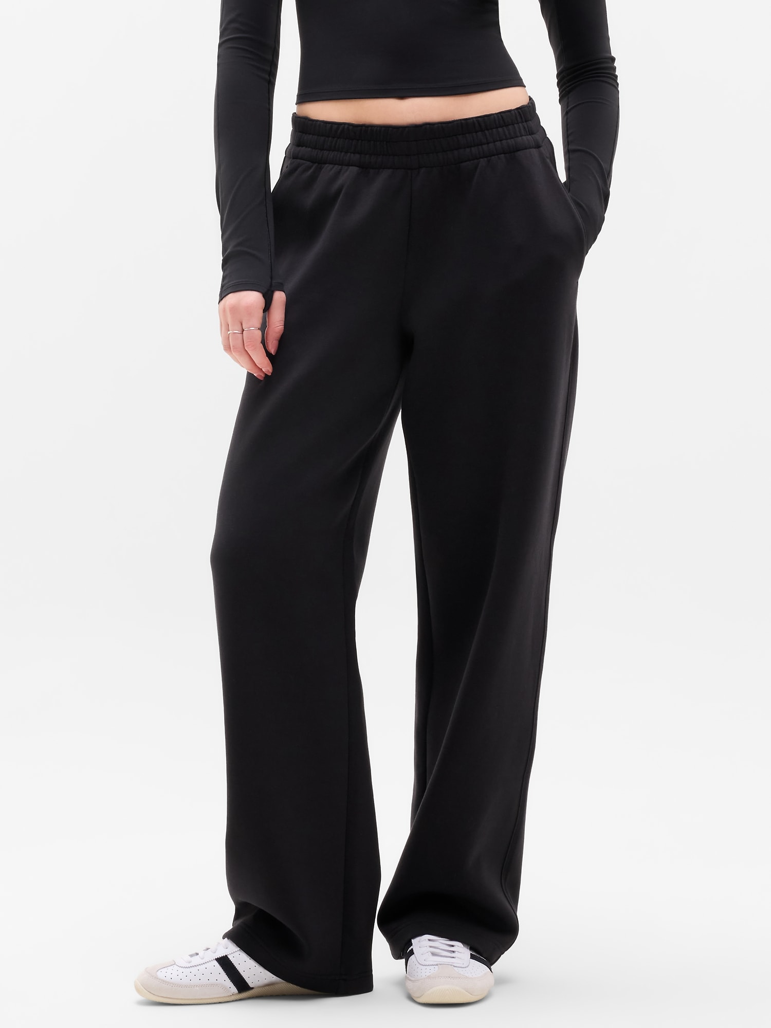 AtLast&Co WORK TROUSERS ブラック Women's Black Work Pants | Athleta Canada