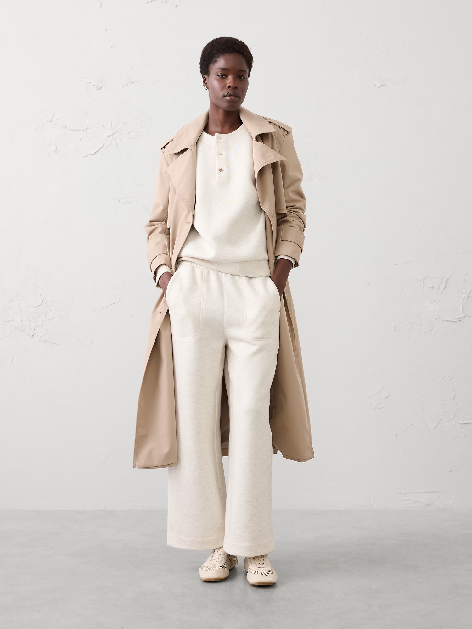 Weekender Wide-Leg High-Rise Ankle Pant