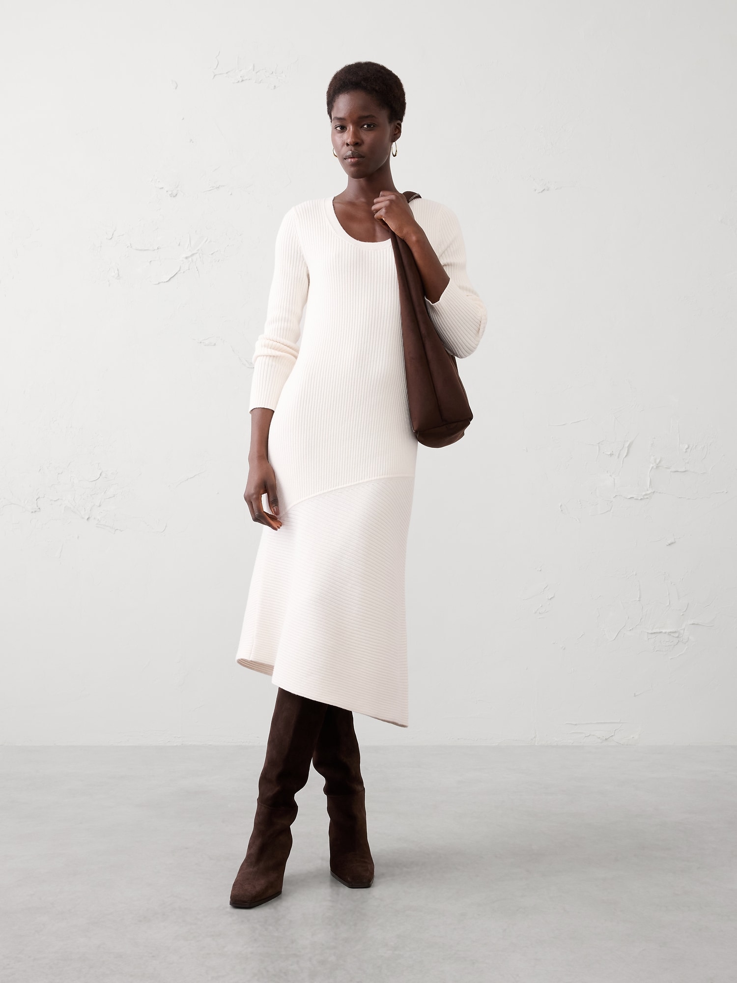 Asymmetrical Midi Dress