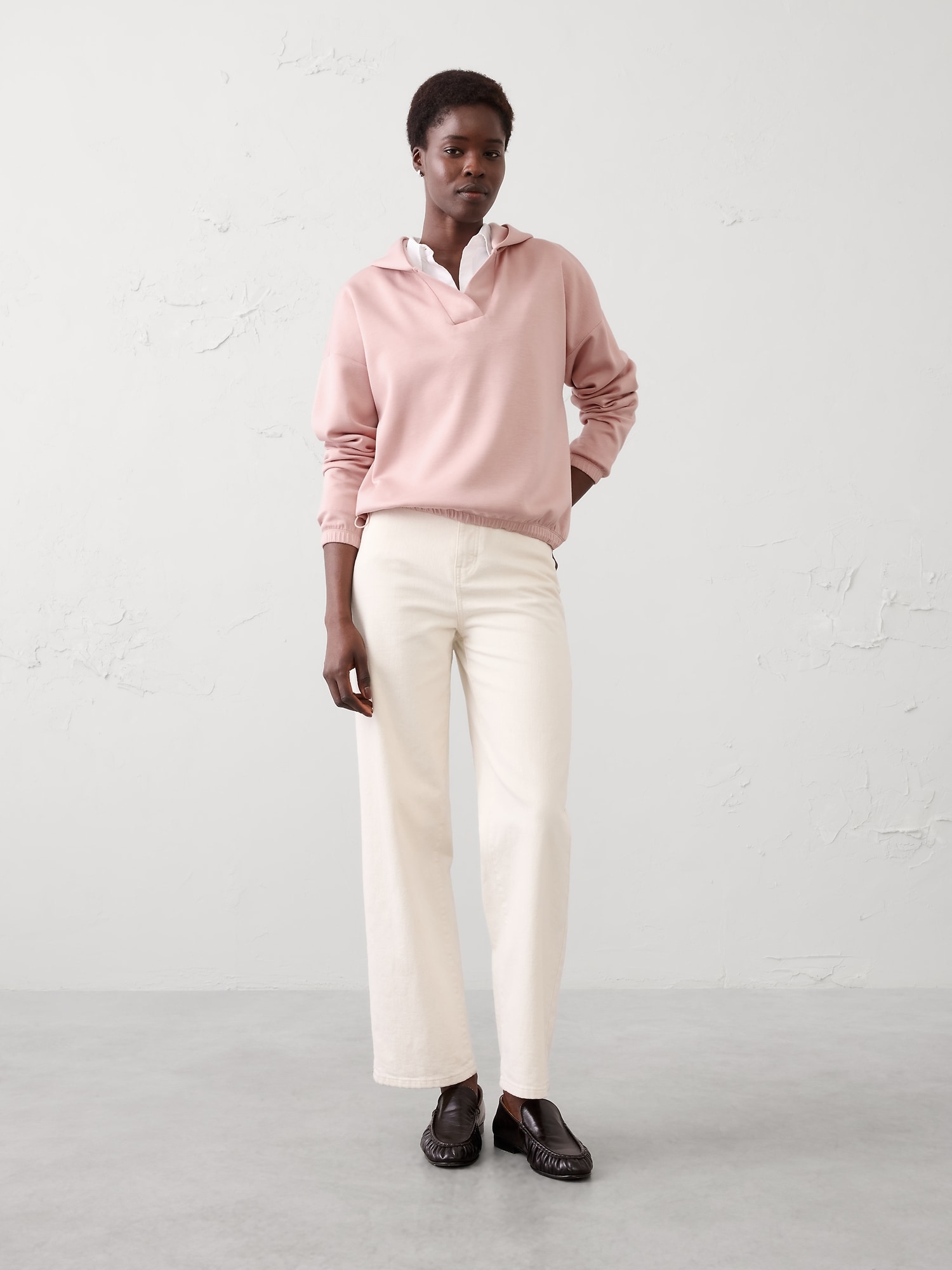 Knit Hoodie Sweatshirt