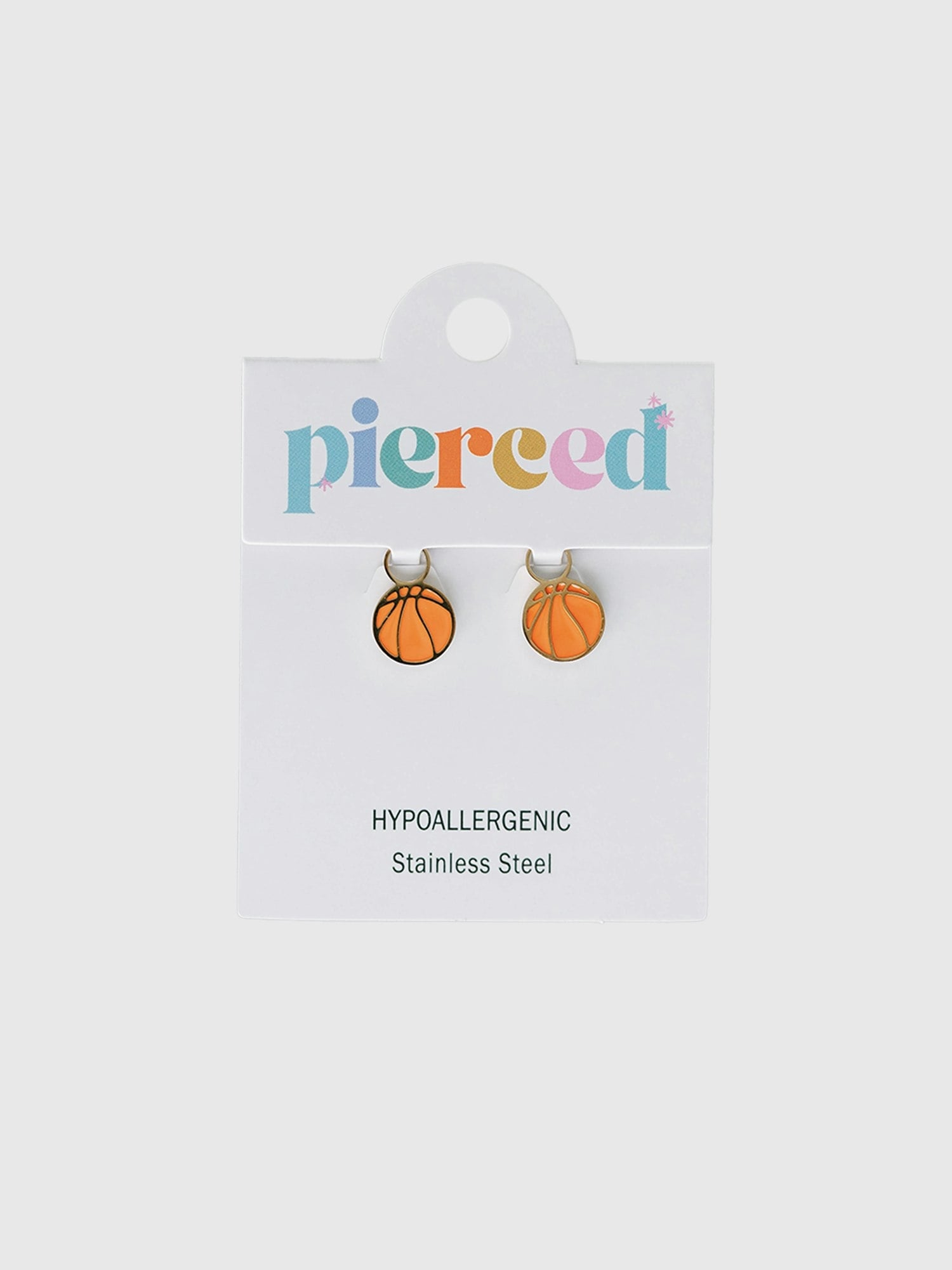 Pierced Co Basketball Charm For Huggie Earrings