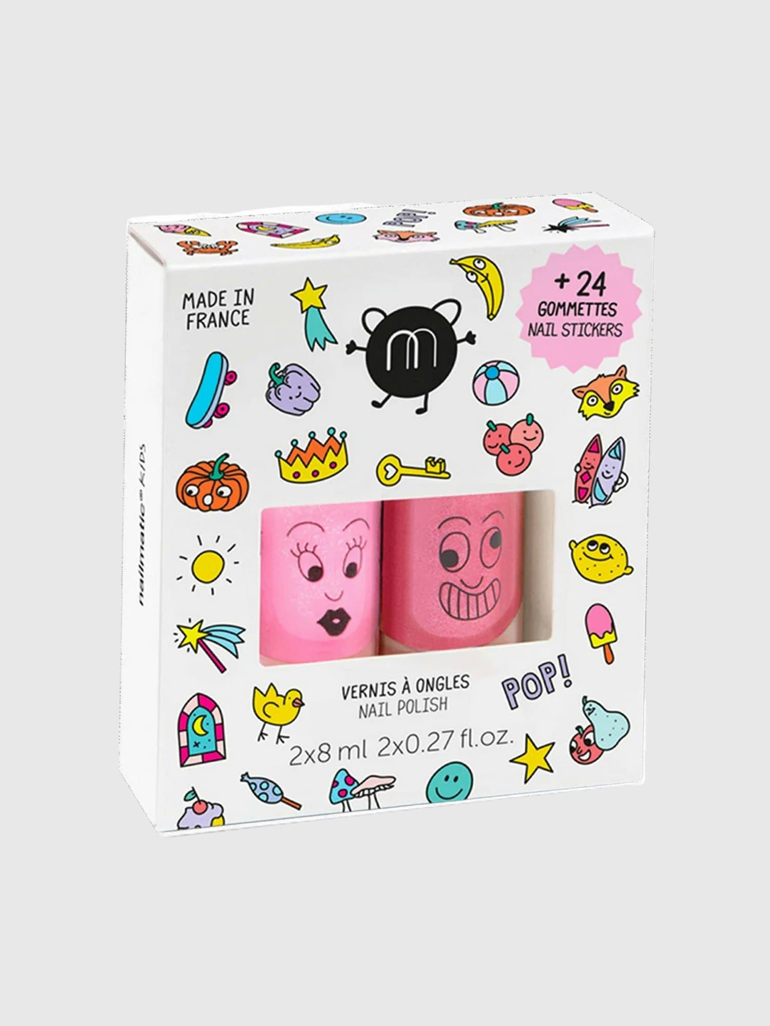 Nailmatic Nailpolish and Nail Sticker Pop Set