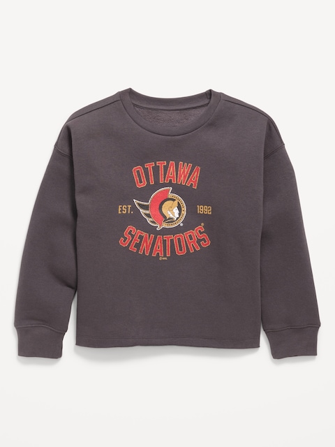 CHANDAIL EN COTON OUATÉ À IMPRIMÉ DE LA LNH POUR FILLE