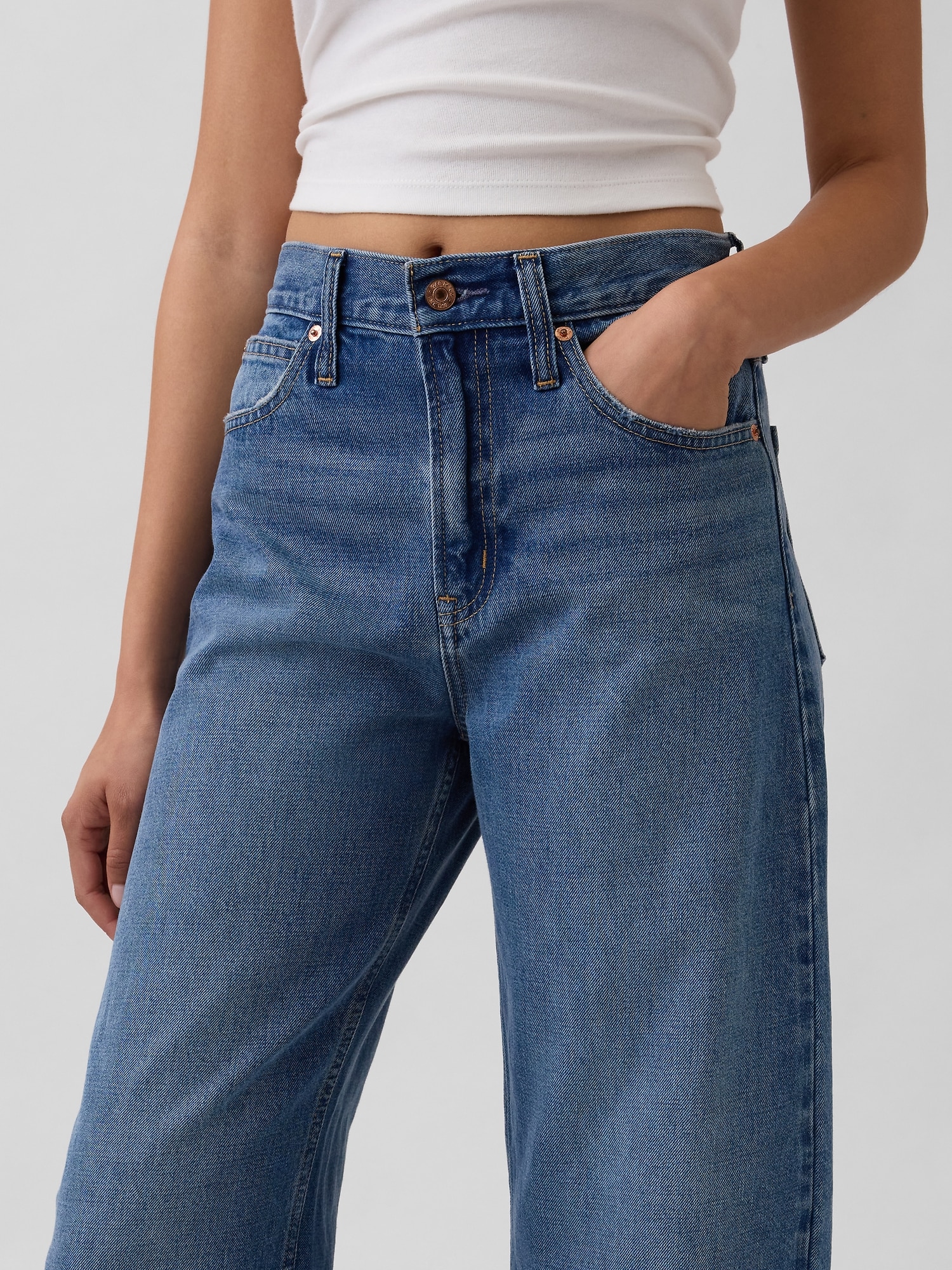 ハイライズ バレルデニム-8