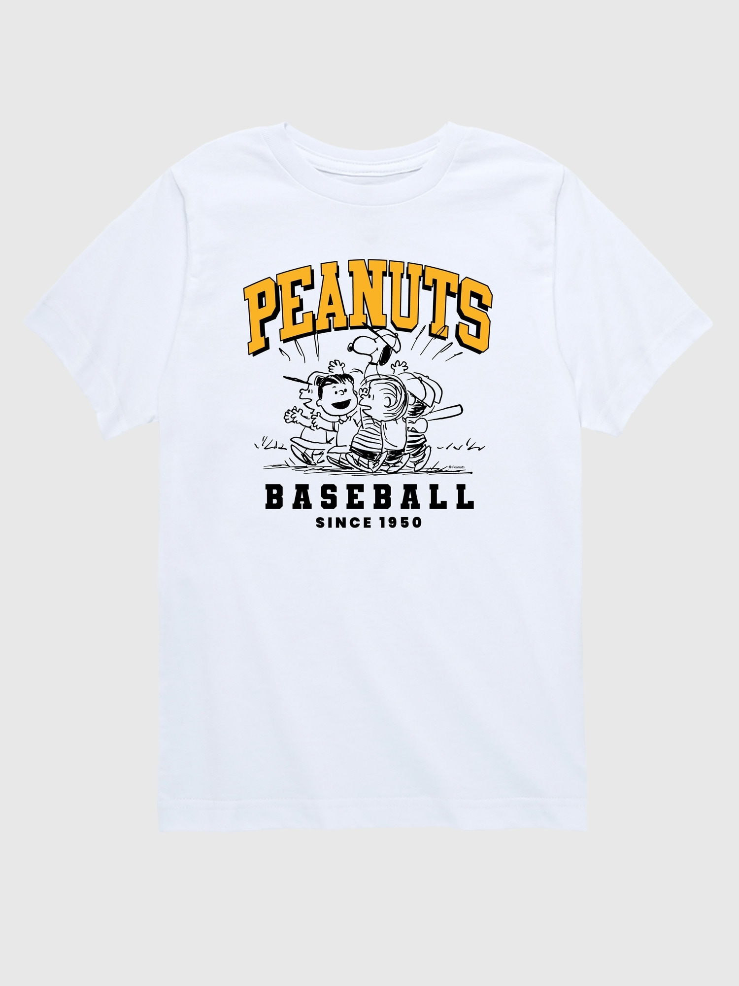 Toddler Peanuts Baseball Short Sleeve Tee
