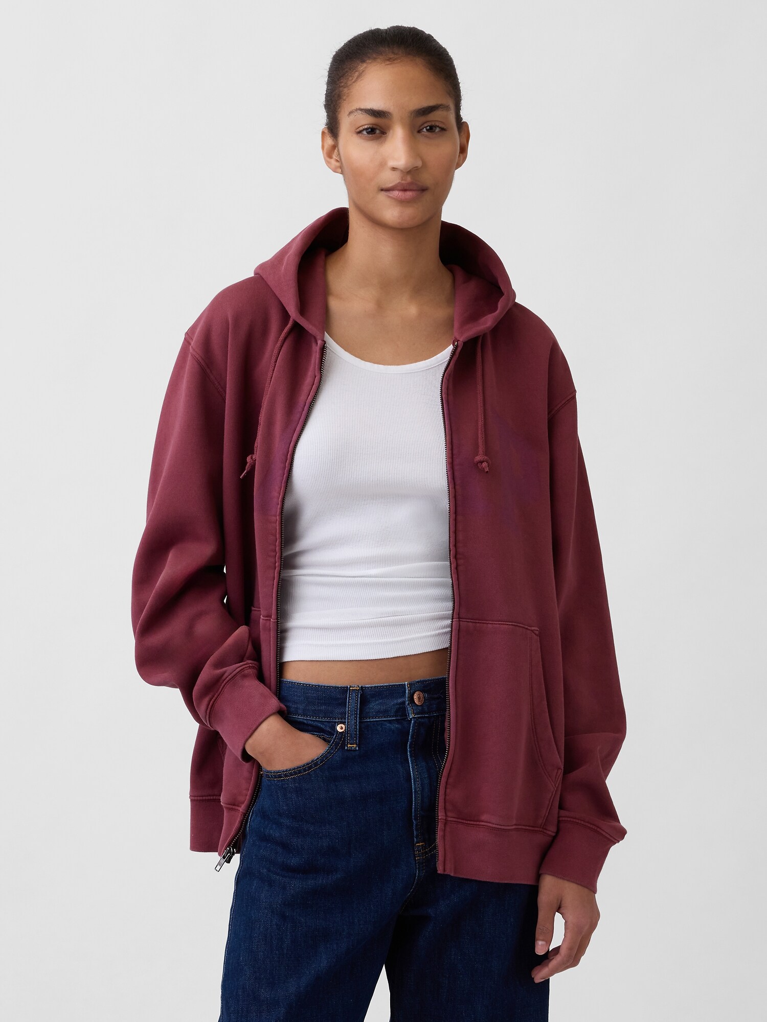 Gap公式オンラインストア | GAPアーチロゴ フルジップ パーカー(ユニ