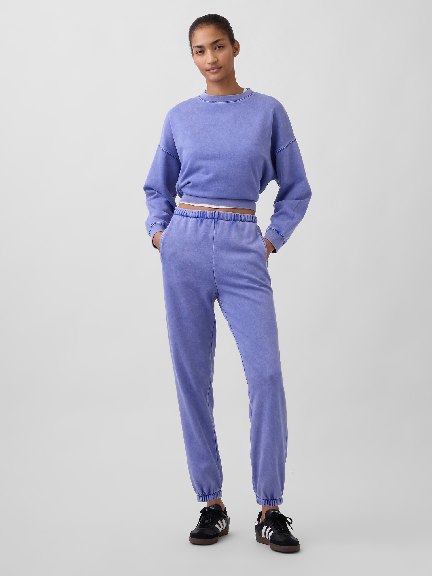 PANTALON DE JOGGING DÉCONTRACTÉ À TAILLE HAUTE VINTAGEDOUX