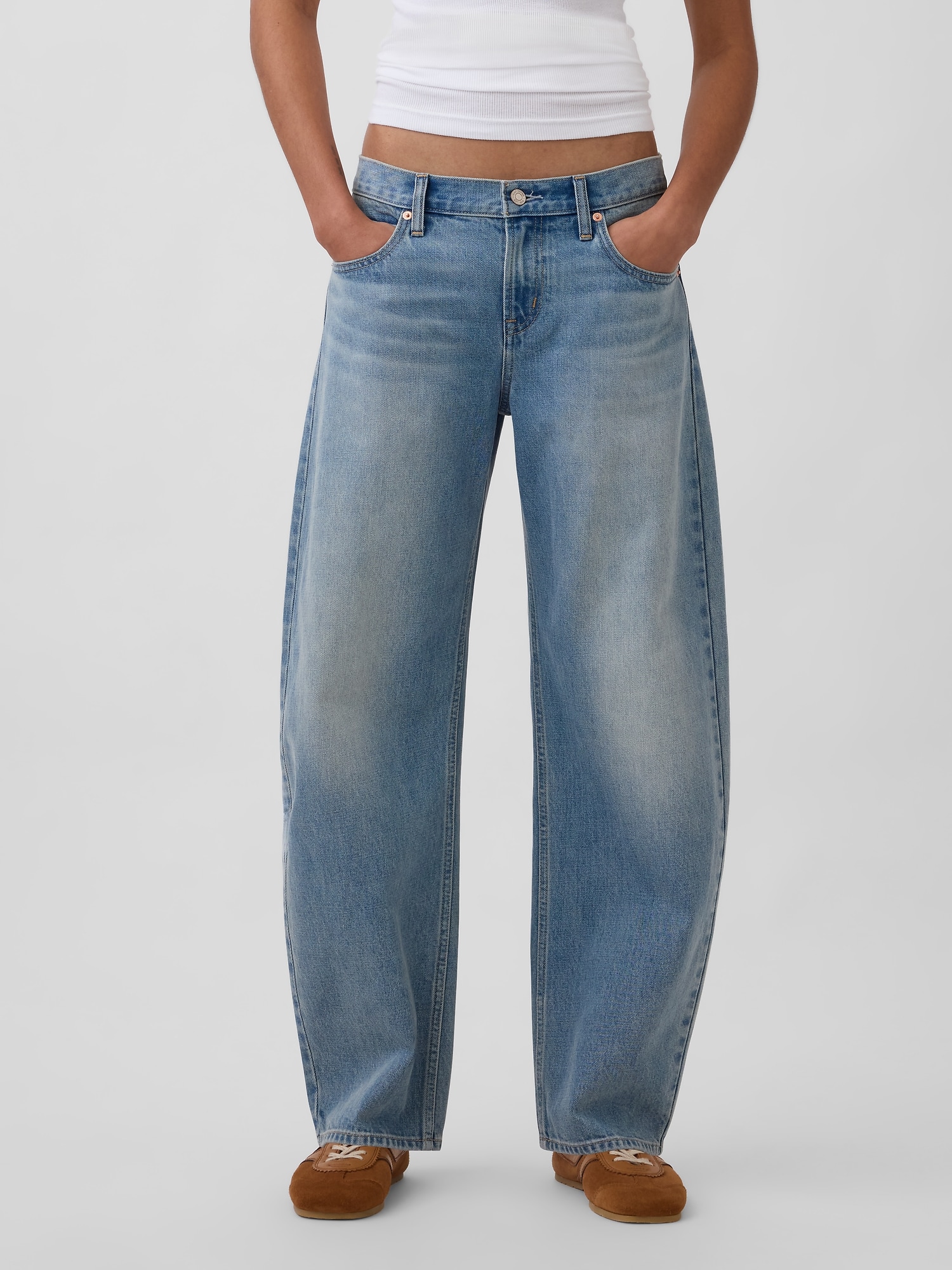 ローライズ バレルデニム-1