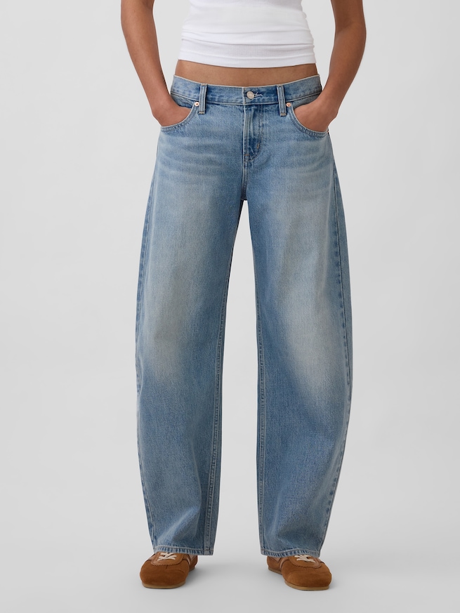 ローライズ バレルデニム-1