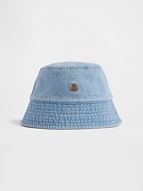 Baby Brannan Bear Denim Bucket Hat | Gap Factory