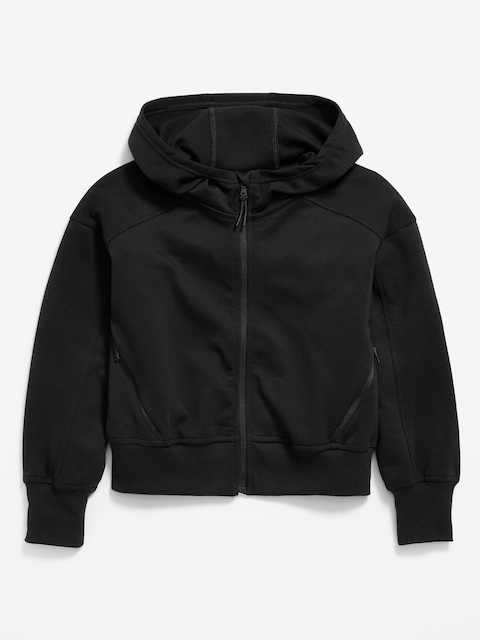 Oversized Dynamic Fleece Full-Zip Hoodie for Girls