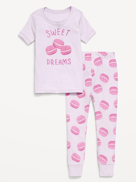 Unisex Snug-Fit Printed Pajama Set for Toddler & Baby
