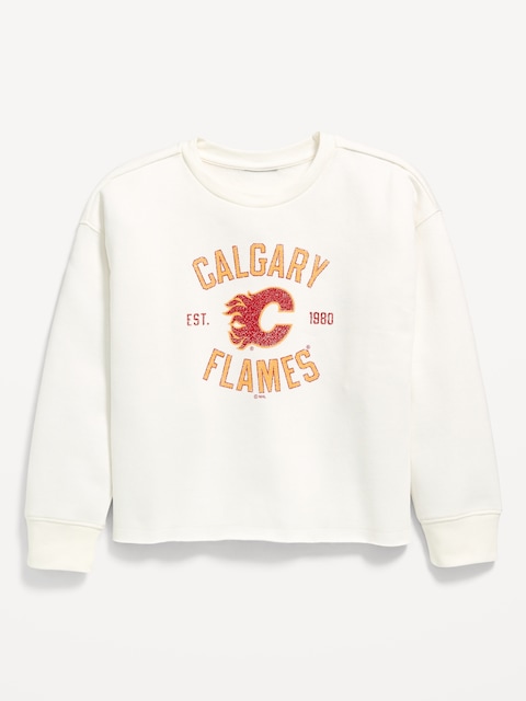 CHANDAIL EN COTON OUATÉ À IMPRIMÉ DE LA LNH POUR FILLE