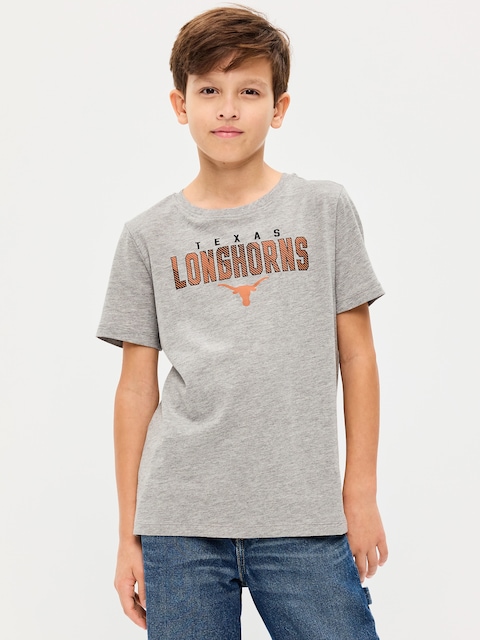 College Graphic Gender-Neutral T-Shirt for Kids