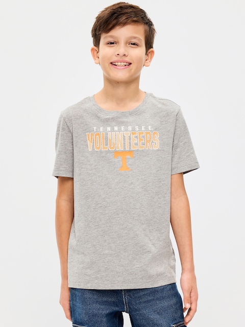 College Graphic Gender-Neutral T-Shirt for Kids