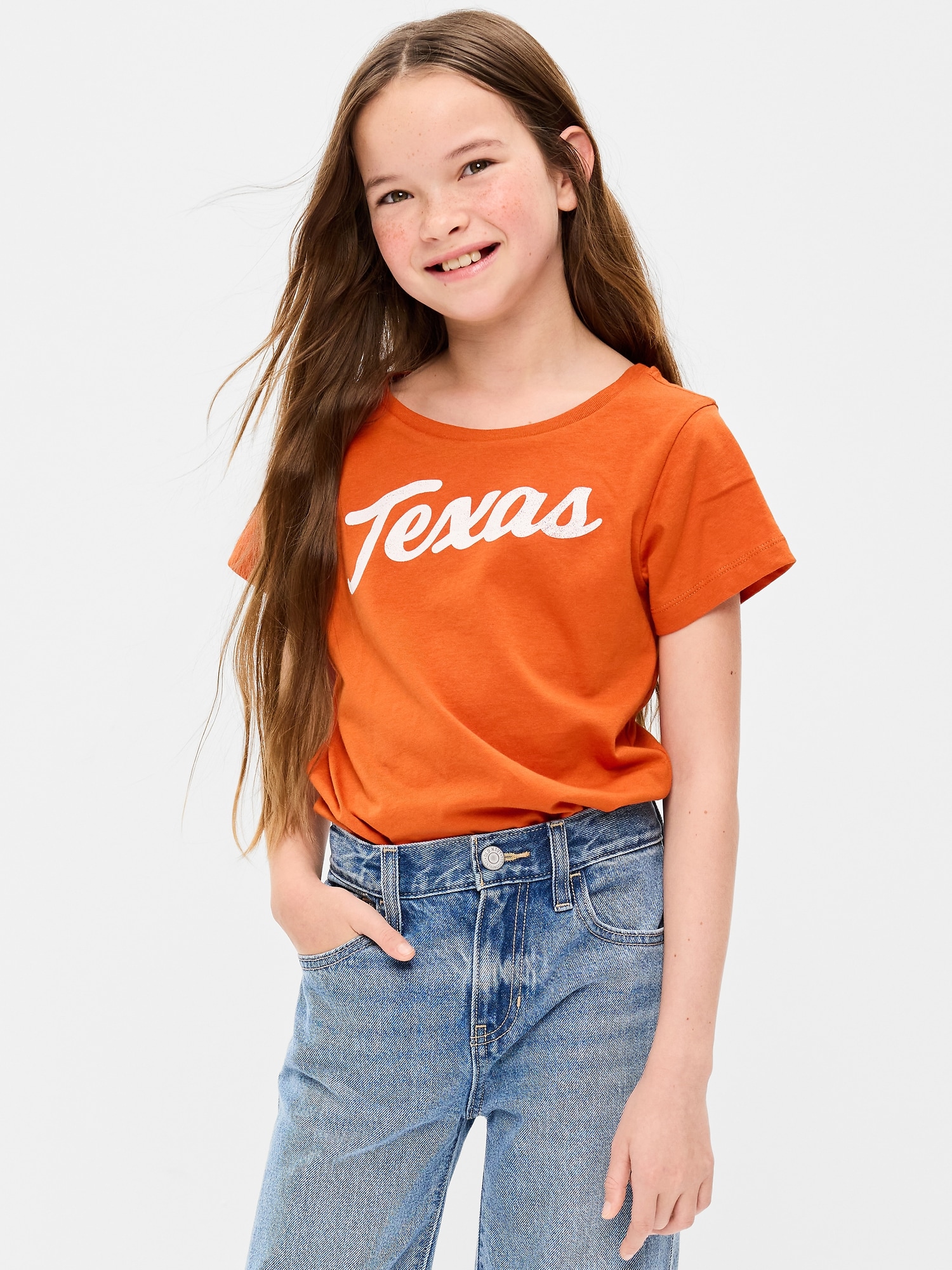 College Graphic T-Shirt for Girls