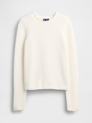 コットン100% ロールネックセーター