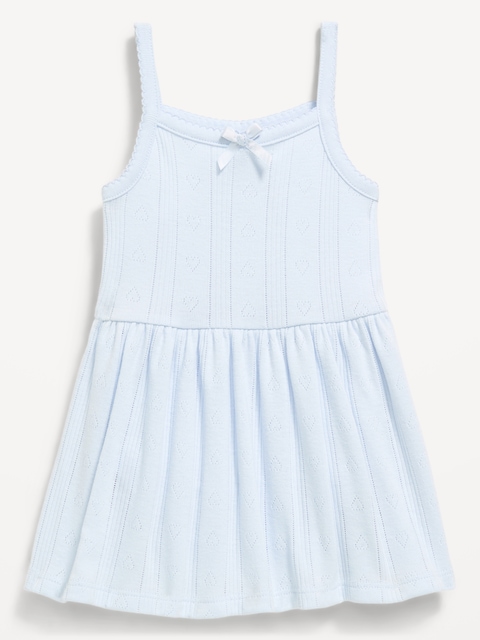 ROBE CACHE-COUCHE EN TRICOT POINTELLE POUR BÉBÉ