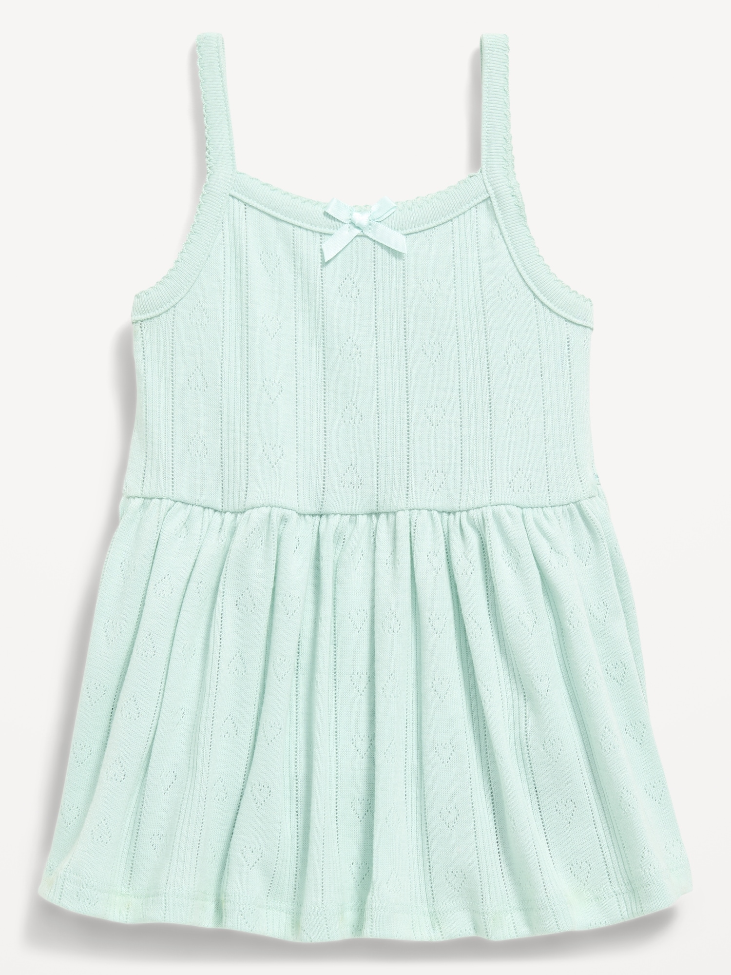 Pointelle-Knit Bodysuit Dress for Baby