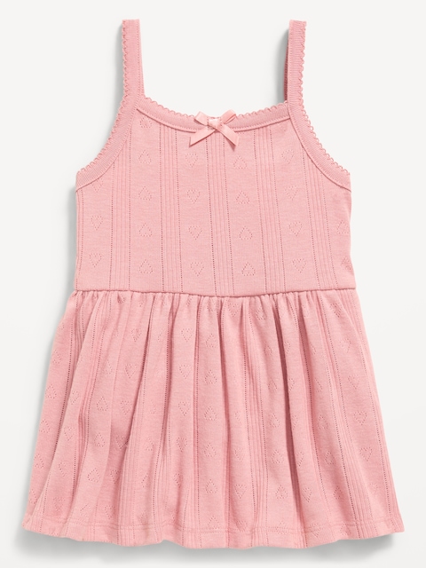 ROBE CACHE-COUCHE EN TRICOT POINTELLE POUR BÉBÉ