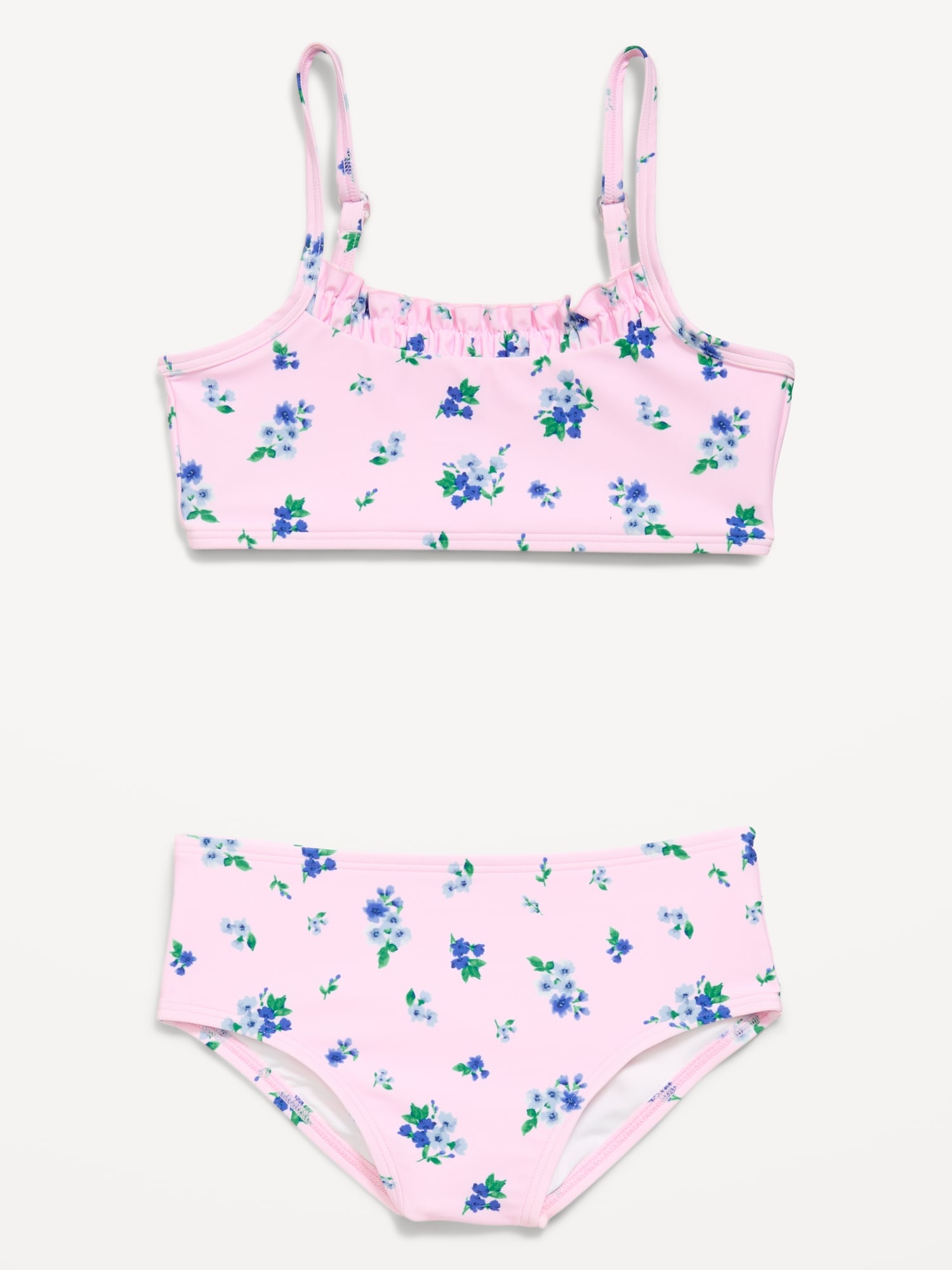 MAILLOT DE BAIN IMPRIMÉ À VOLANTS POUR FILLE