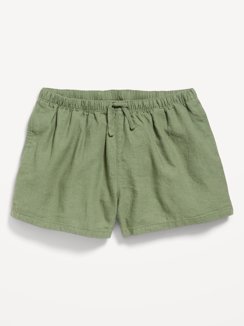 Linen-Blend Shorts for Girls