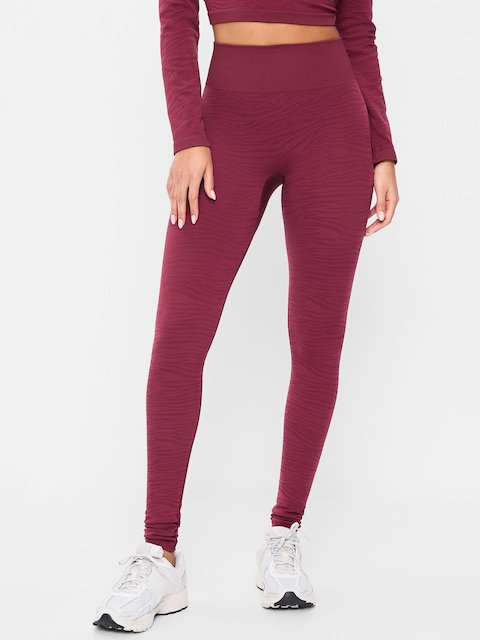 LEGGING EN JACQUARD À TAILLE HAUTE