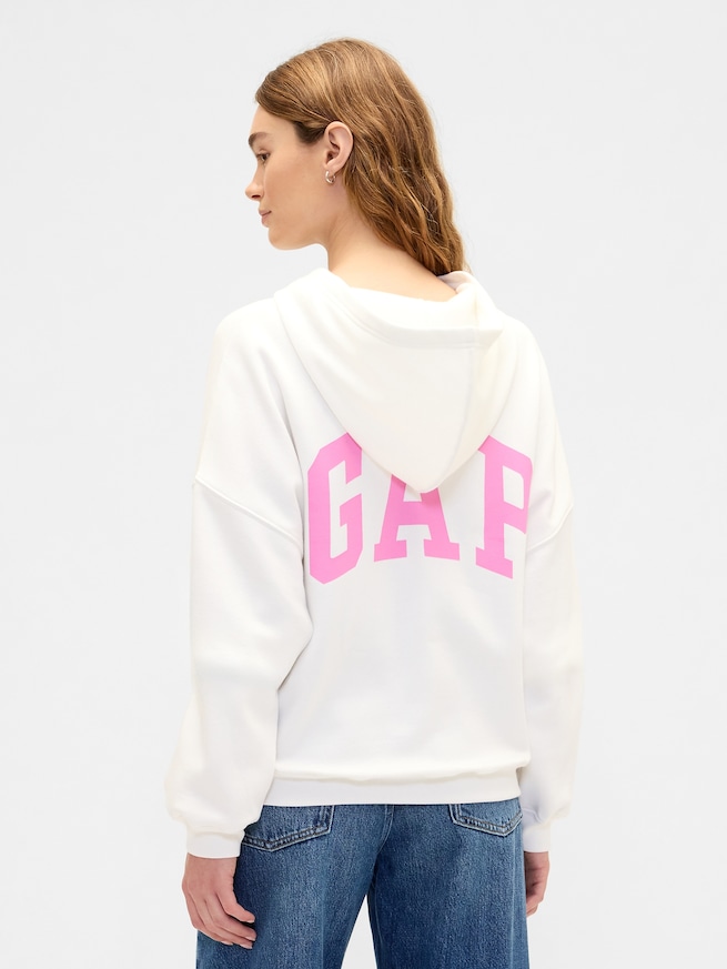 リラックス ミニGAPロゴ クロップドパーカー-1