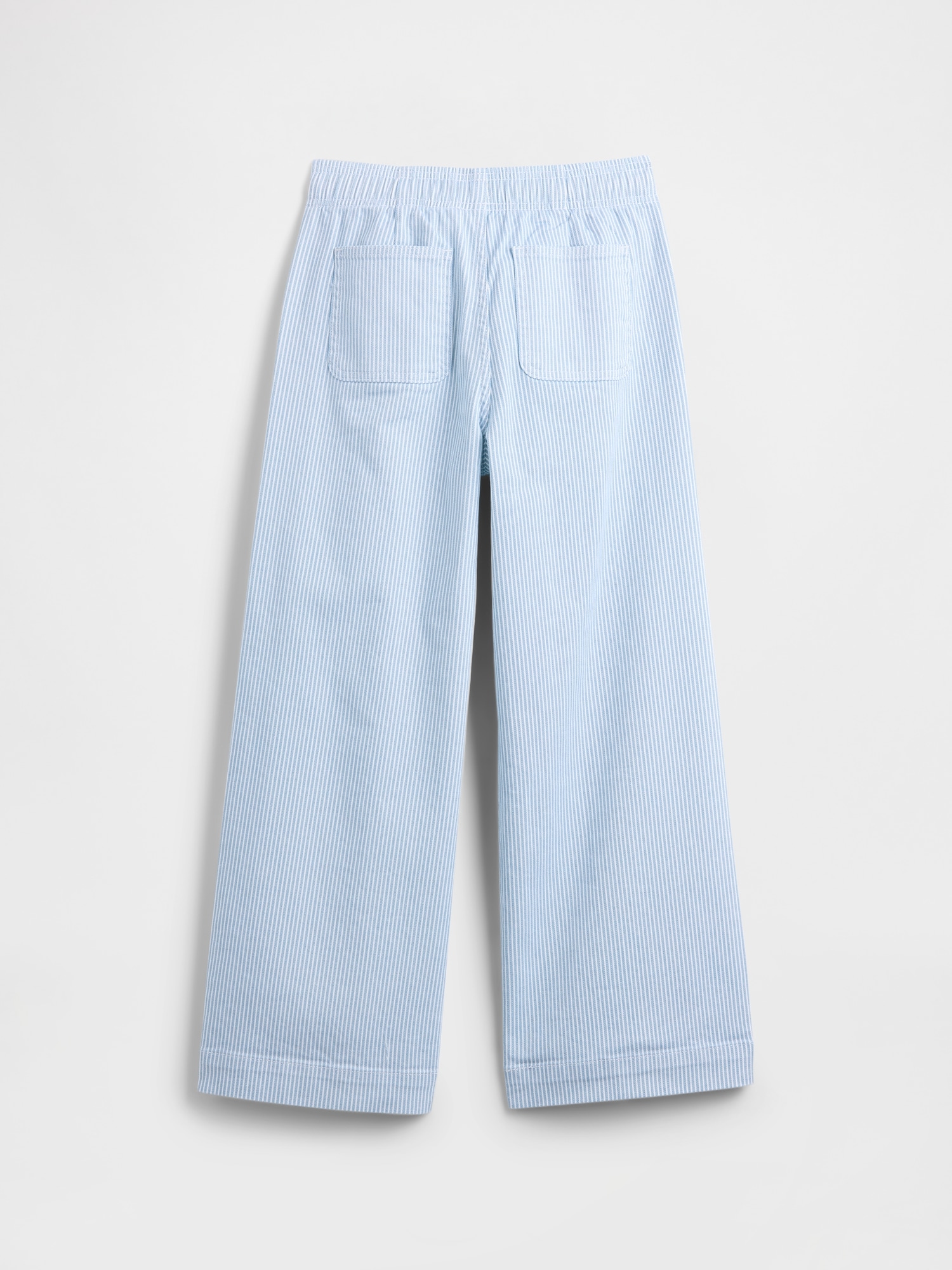 ストライプ プルオン ワイドパンツ (キッズ)-1