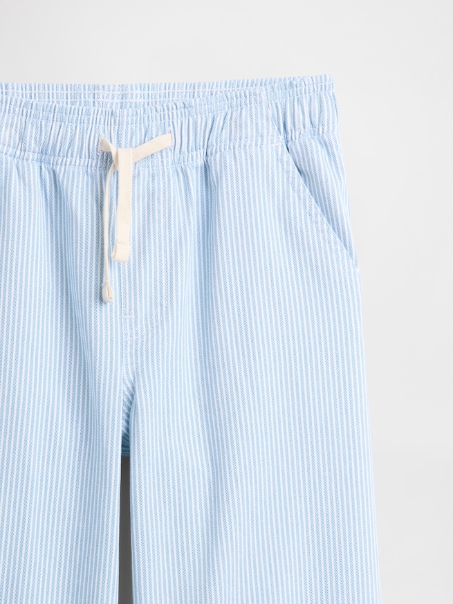 ストライプ プルオン ワイドパンツ (キッズ)-2