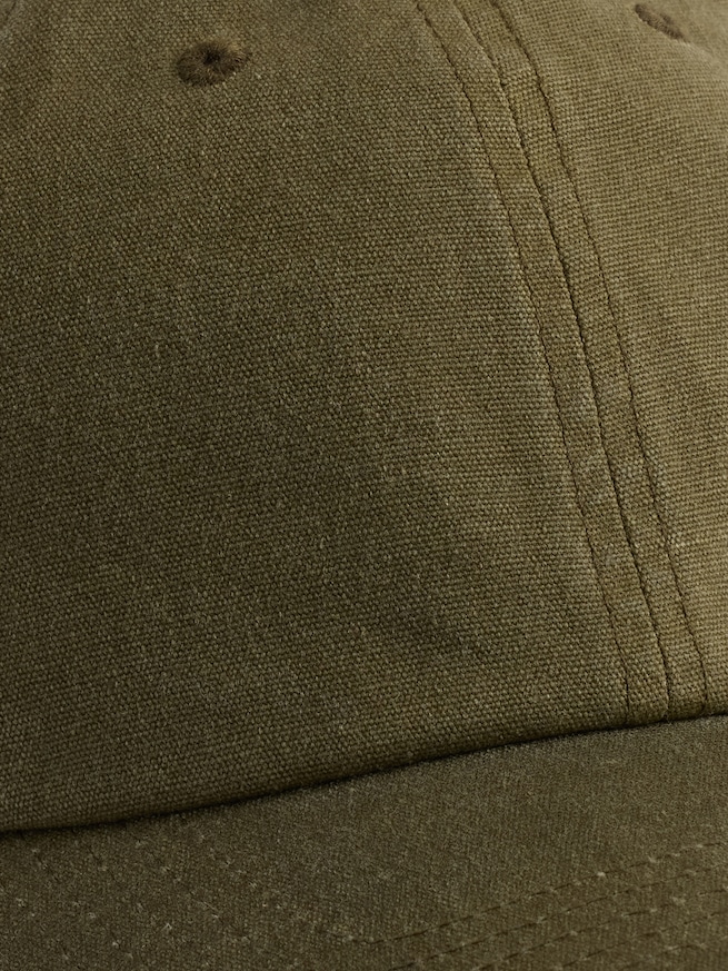 ワックス キャンバス ベースボールキャップ-1