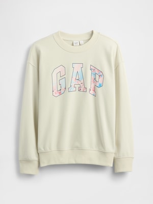 ヴィンテージソフト フレンチテリー リラックスフィット SAKURA GAPロゴスウェットシャツ (キッズ)