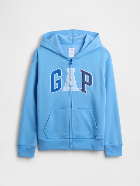 Kids Relaxed Gap Logo Zip Hoodie