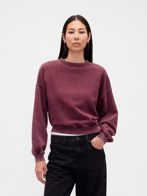 VintageSoft Wedge Crewneck Sweatshirt
